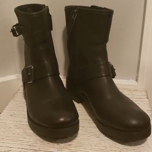 Tory Burch Black Moto boots